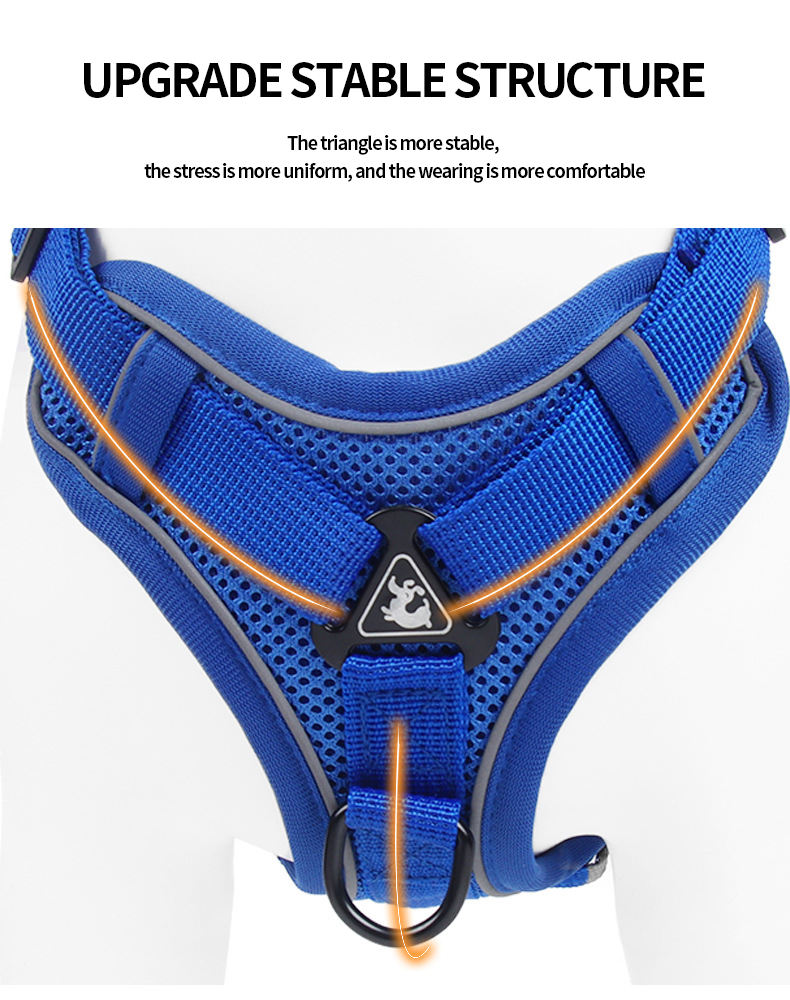Reflective Dog Harness & Leash Set