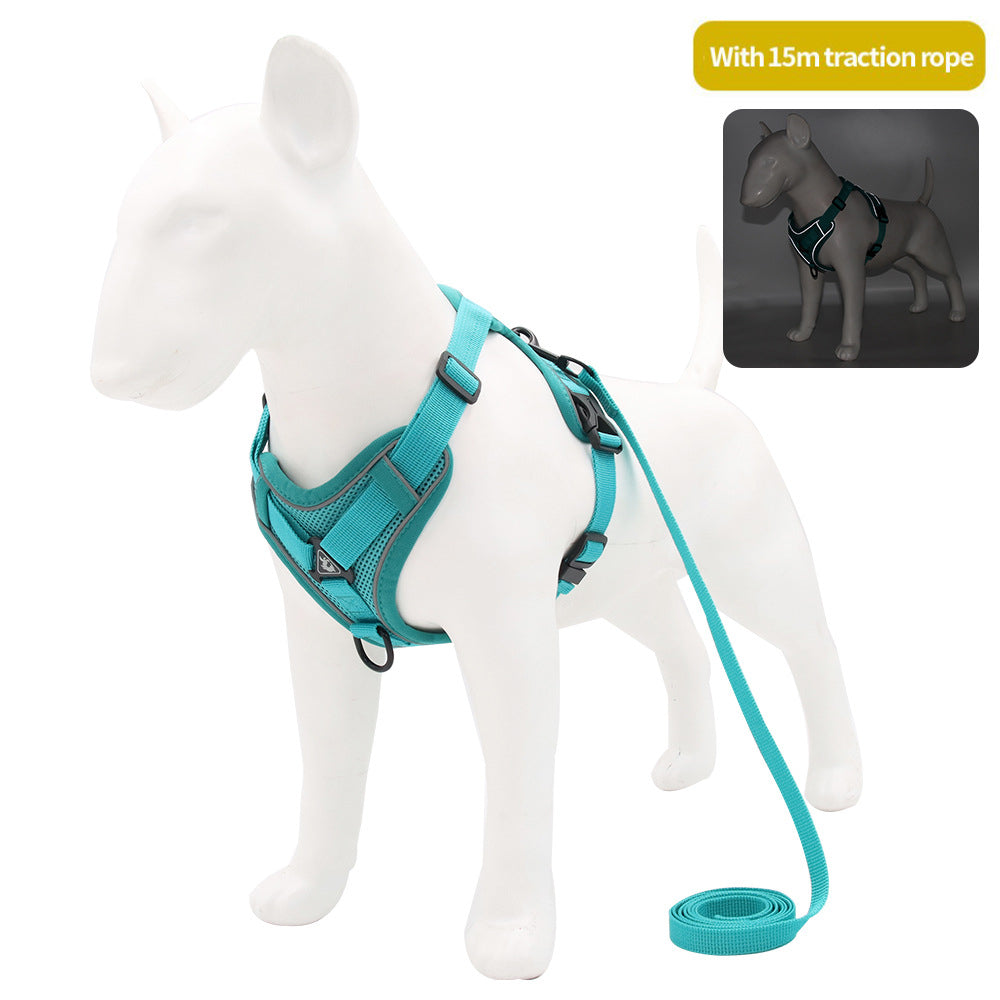 Reflective Dog Harness & Leash Set