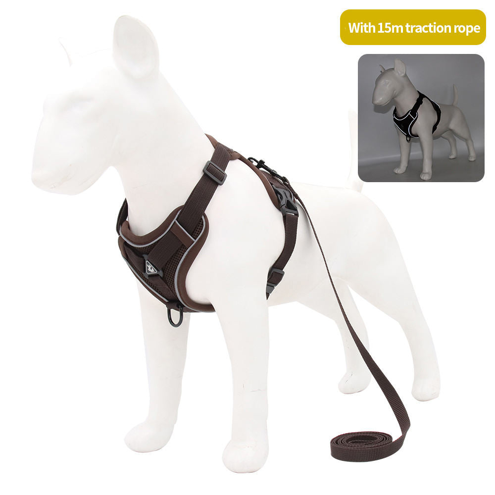 Reflective Dog Harness & Leash Set