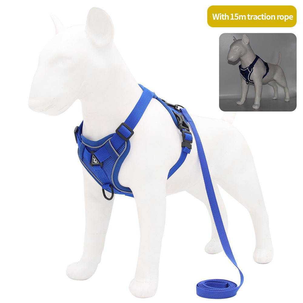 Reflective Dog Harness & Leash Set