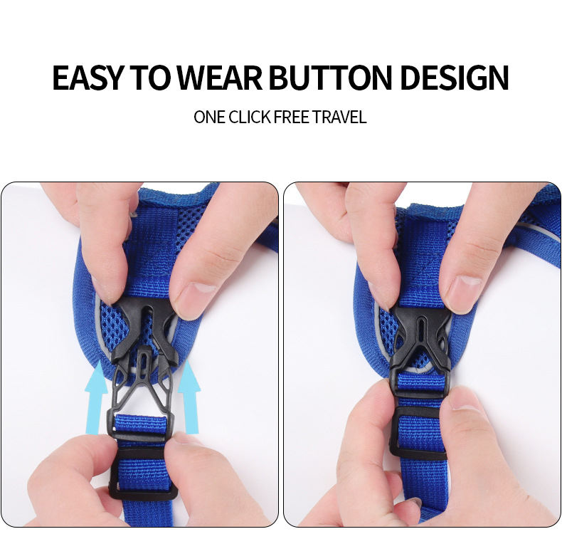 Reflective Dog Harness & Leash Set
