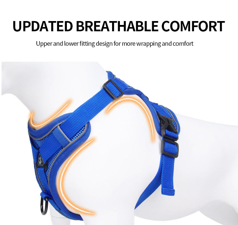 Reflective Dog Harness & Leash Set